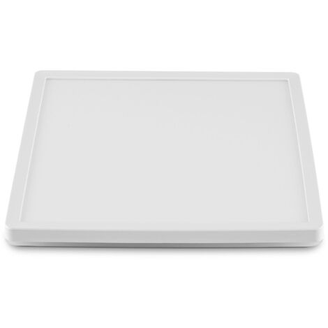 Plafonnier LED carré blanc 22W 2900lm 4000K Videx