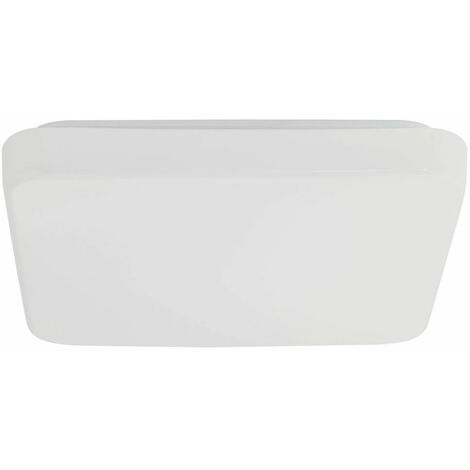 Plafonnier LED carré salle à manger table éclairage blanc Eglo 13706