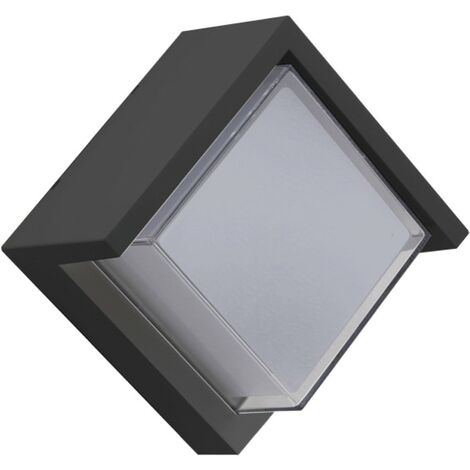 Plafonnier LED Century Pura Cube 10W 3000K Grise PACGR-101630