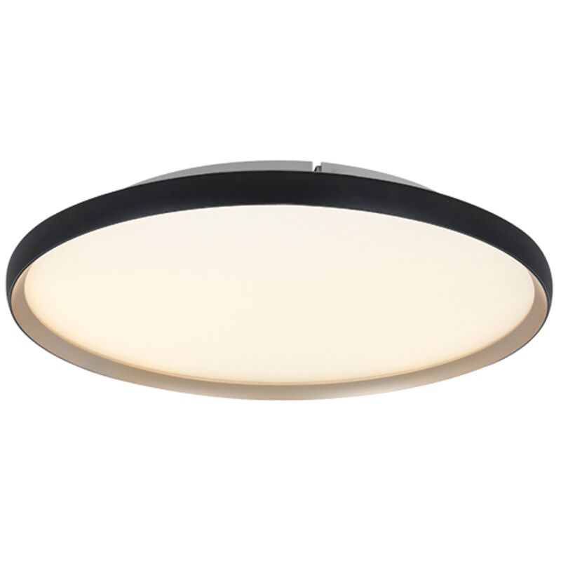 Plafonnier LED D400 20W CCT IRC90 Variable Noir Mat et Or ZAMBELIS - Blanc chaud - 3000K Plafonnier LED D400 20W CCT IRC90 Variable Noir Mat et Or ZAMBELIS - Blanc chaud - 3000K