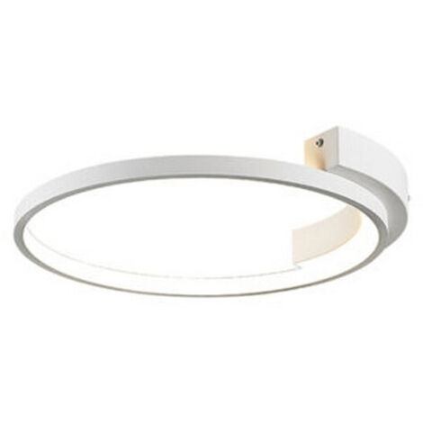 Plafonnier LED D425 25W Blanc Sablé ZAMBELIS - Blanc chaud - 3000K