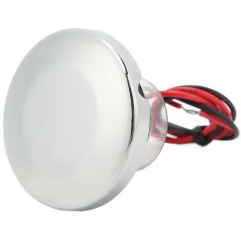 [Plafonnier LED d'ambiance] 39mm IP67 Inox 316 12V DC 100LM Blanc Chaud 3000K Étanche pour VR Bateau Maison
