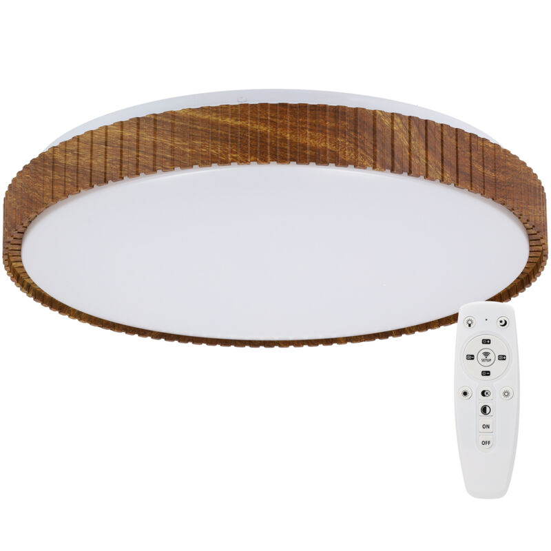 Plafonnier LED décoratif 40 W CCT 3 000-6 000 °K (Tonalité lumineuse variable) Télécommande Plafonnier LED décoratif 40 W CCT 3 000-6 000 °K (Tonalité lumineuse variable) Télécommande