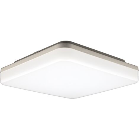Plafonnier LED Design Carré 15W blanc neutre IP44