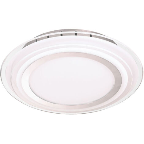 Plafonnier LED design chrome verre salle à manger spot salle à manger lumière ronde WOFI 9276.01.01.0300