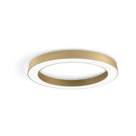Plafonnier LED dimmable design moderne en aluminium Circle 100 - Or