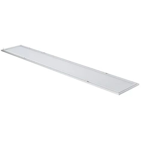 Plafonnier LED double face 1200x200mm 40W 6000K – Efficacité lumineuse 105Lm/W – Pour espaces professionnels et commerciaux – Lucibel