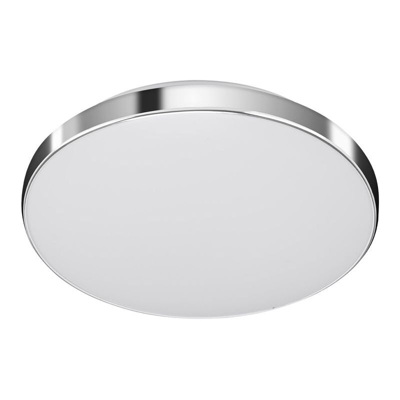 Telefunken - Plafonnier led à détecteur newa, 16 w, 1500 lm, IP44, blanc-chrome, plastique-métal, ø 29 cm Telefunken - Plafonnier led à détecteur newa, 16 w, 1500 lm, IP44, blanc-chrome, plastique-métal, ø 29 cm