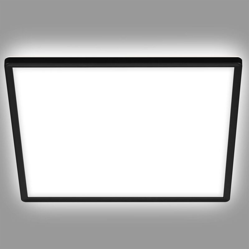 Panneau led Briloner leuchten slim, 22 w, 3000 lm, IP20, noir, plastique, 42 x 42 x 2,9 cm Panneau led Briloner leuchten slim, 22 w, 3000 lm, IP20, noir, plastique, 42 x 42 x 2,9 cm