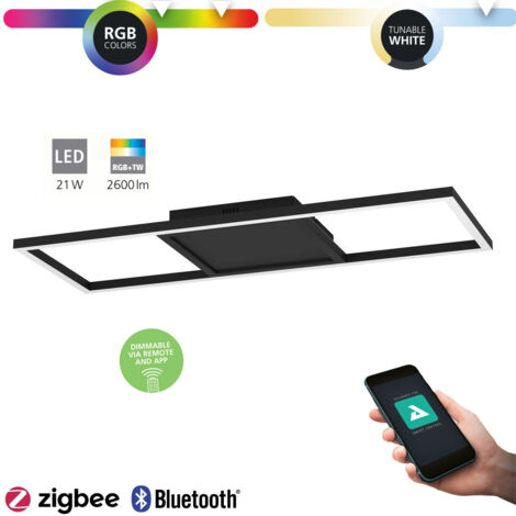Plafonnier led eglo calagrano-z smart rectangular 2600 lumen - 900566