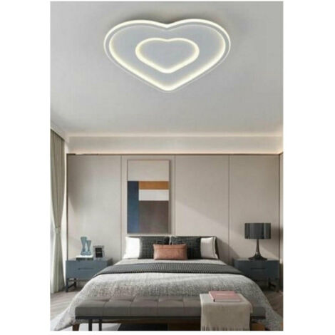 Plafonnier Led En Forme De Coeur 63 W Aluminium 4000k 6500k Ip22 C19