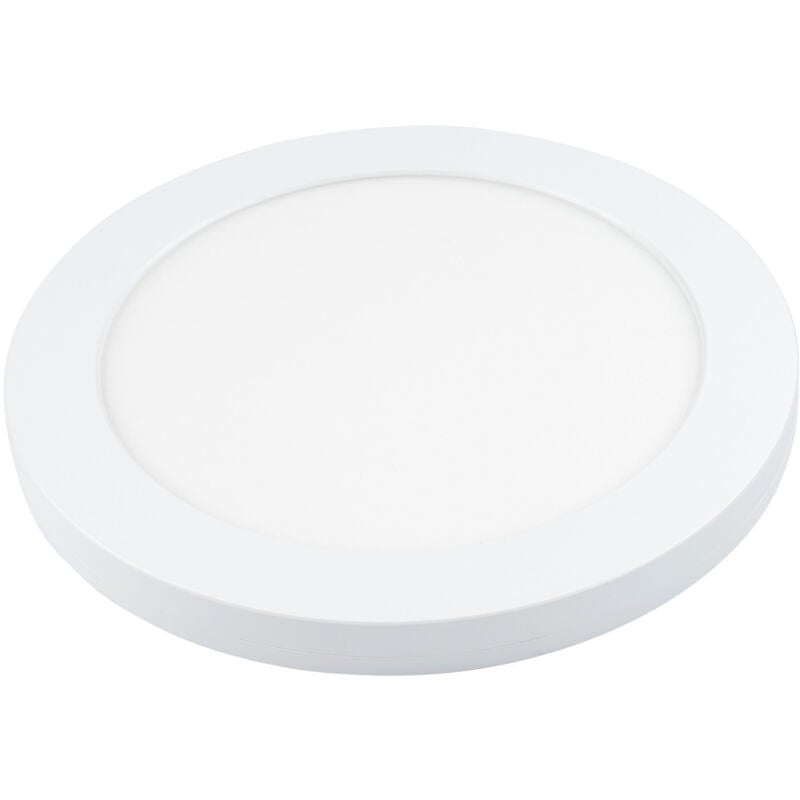 Led Super Slim Build-In+Surface Panel cct - 18W - 3000-6000K - 225mm - Blanc