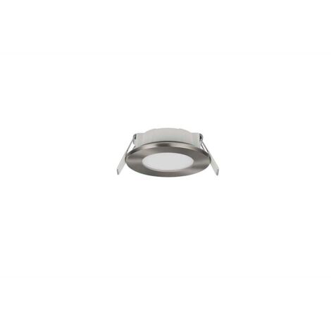 Plafonnier LED encastrable spot encastré nickel dimmable sélection de couleurs H 2,9 cm