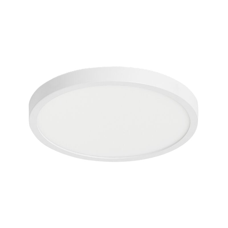 Plafonnier led encastré 24 w 2 520 lm, lampe de plafond ronde pour cuisine, chambre à coucher, couloir (lumière chaude 2 800-3 200 k)