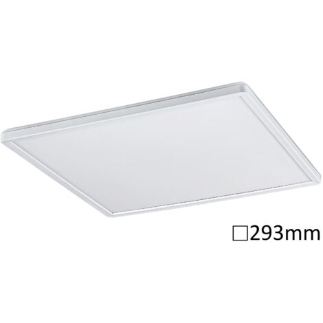 Plafonnier LED encastré carré 29,3cm 18W 4000K blanc