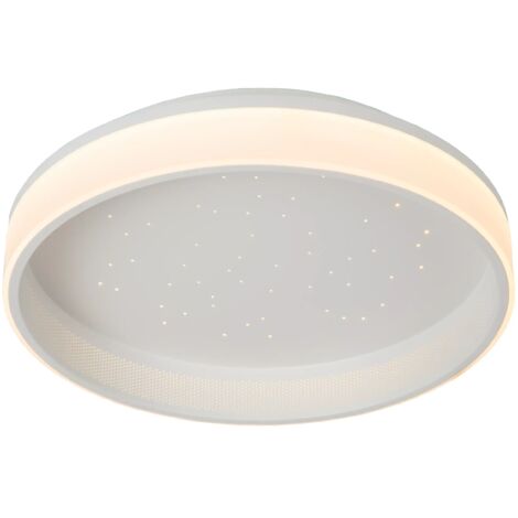 Plafonnier LED étoile 40cm 40W blanc Lucide Estreja