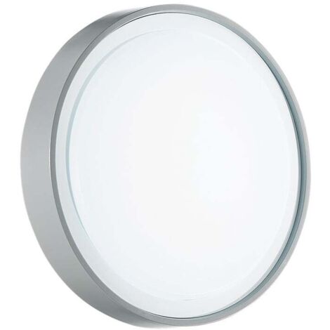 Plafonnier LED extérieur IP65 moderne rond 15W 1000lm Aidi - Gris
