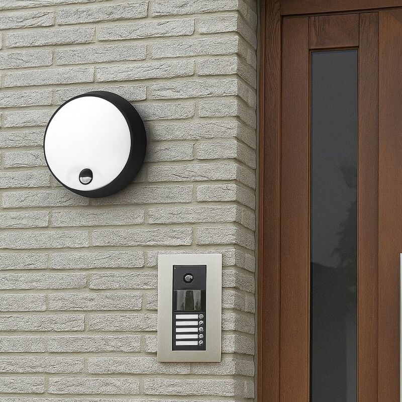 Plafonnier led extérieur rond avec capteur pir - 20W - cct - Plafonnier led extérieur rond avec capteur pir - 20W - cct -