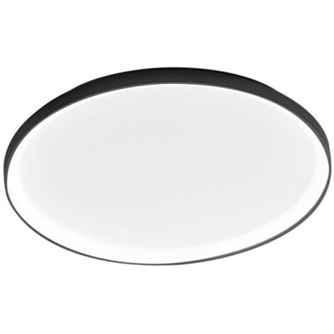 Plafonnier led gea luce krizia pp n 30w 3000k plafonnier en aluminium noir