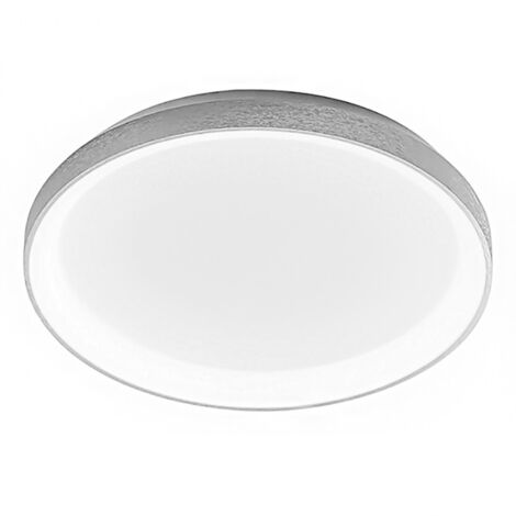 Plafonnier led gea luce krizia ps 60w 3000k 4000k plafonnier en aluminium blanc, nuances claires 4000 ° k (lumière naturelle)