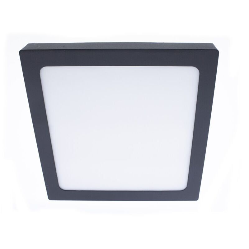 Cristalrecord - Spot led Gelys IP54 30W 4000K 30x30cm Anthracite