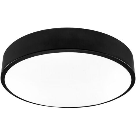 Plafonnier LED Houston IdeaLED 24W 30cm noir 4000K
