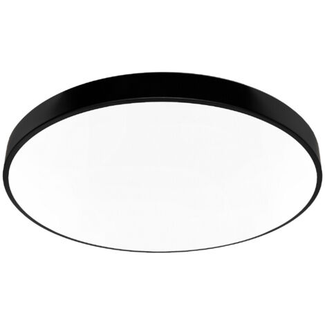 Plafonnier LED Houston IdeaLED 80W 80cm 4000K noir