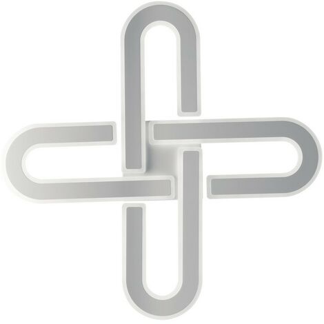 Plafonnier LED intégré Obsession blanc ampoules 78,5cm