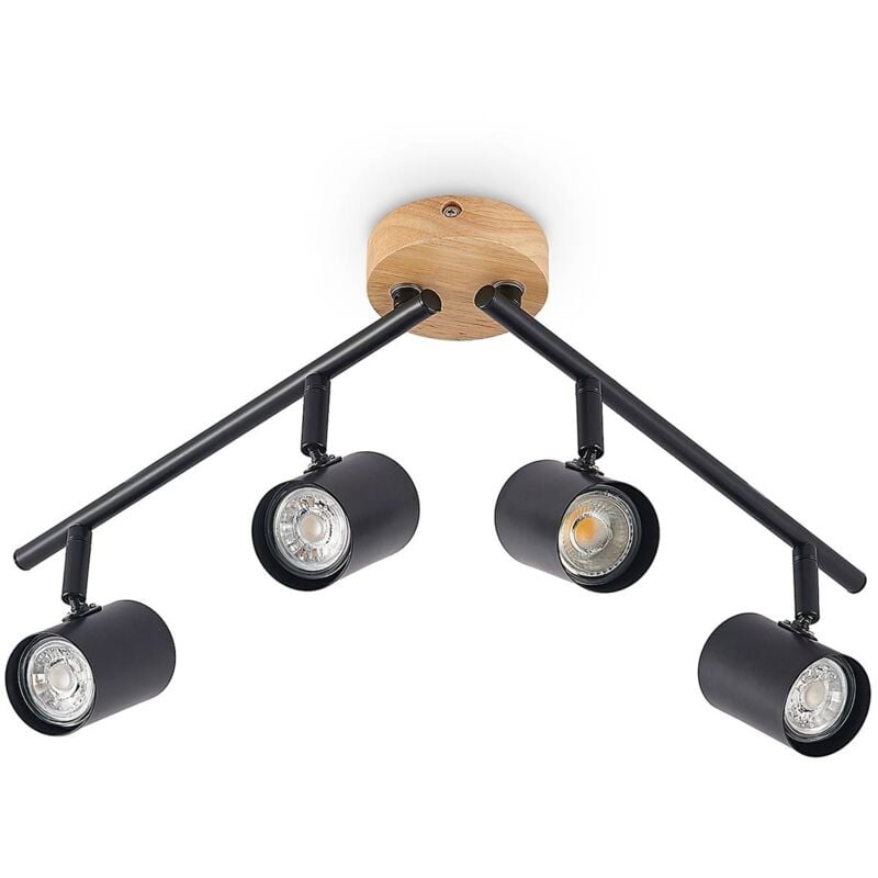 Plafonnier à intensité variable 'Xiomara' en métal pour salon & salle à manger