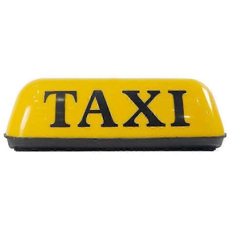Plafonnier LED jaune pour taxi, 12 V