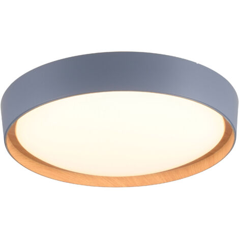Plafonnier LED JUST LIGHT 14347-15 gris, 29 W, 3400 lm, 3000 K
