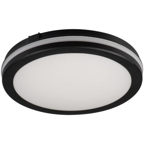 Plafonnier LED Kanlux BENO ECO noir 30cm 30W IP65