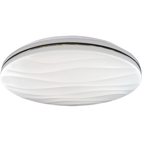 Plafonnier LED KLARA C 19W 4000K IP44 blanc