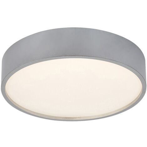 Plafonnier LED Larcia 18W 28 cm argent IP44 Rabalux