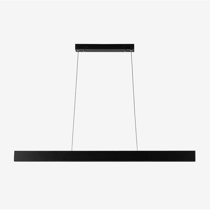 Sklum - Plafonnier led linéaire en aluminium (120 cm) Astley Noir