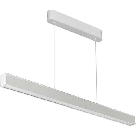 Plafonnier LED linéaire V-TAC 40 W avec puce Samsung, 120 cm, 3 en 1, blanc