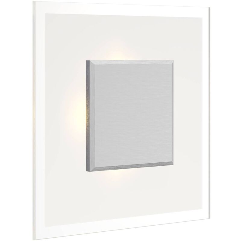 Rothfels - LED Applique Murale 'Lole' en aluminium pour salon & salle à manger - aluminium mat brossé, satiné