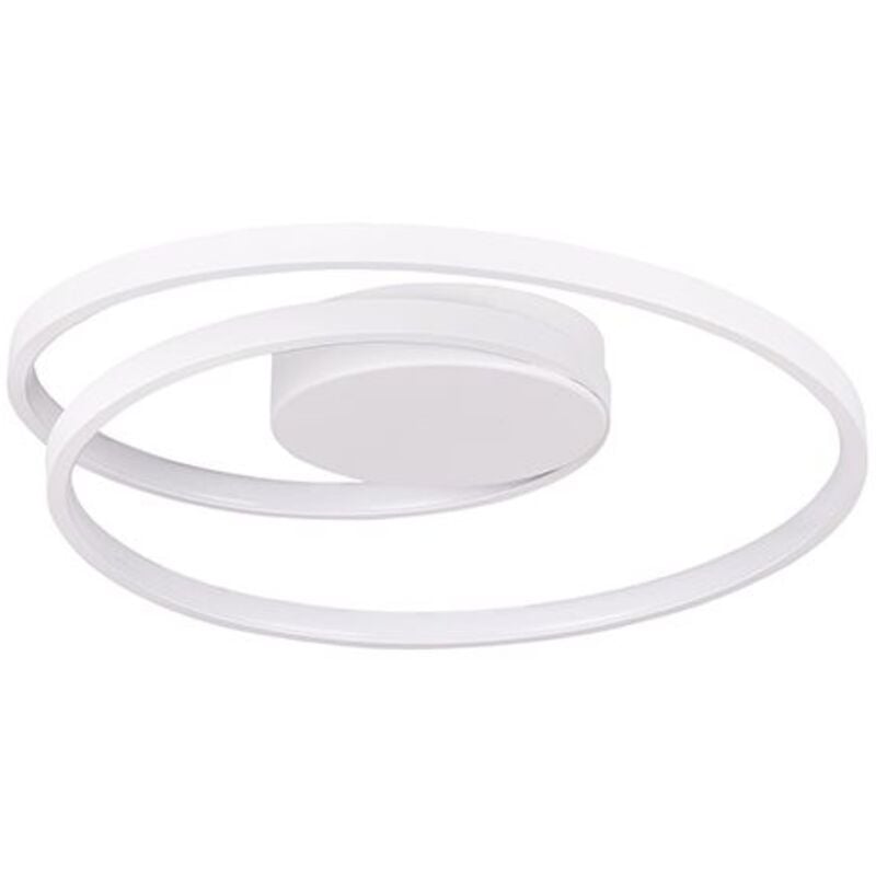Plafonnier LED D460 46W Blanc Mat ZAMBELIS - Blanc chaud - 3000K