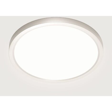 GALOZZOIT Plafonnier LED, Luminaire Plafonnier 28W 4500K, Lampe de Plafond LED Moderne Salle Blanc Neutre, Imperméable IP44, 22CM, Applicable à Salle de Bain, Chambre, Cuisine, Salon, Balcon, Couloir [Classe én