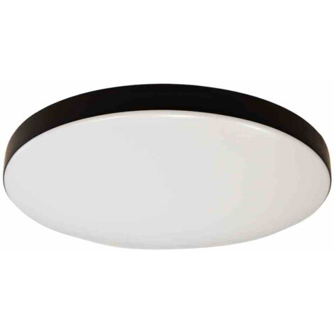 Plafonnier LED MAYA NOIR 15W IP44 Ø330 mm