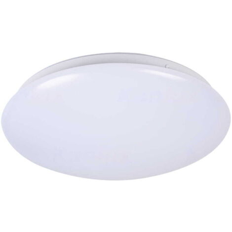 Plafonnier LED Miledo Corso 12W 4000K blanc Ø28cm IP44