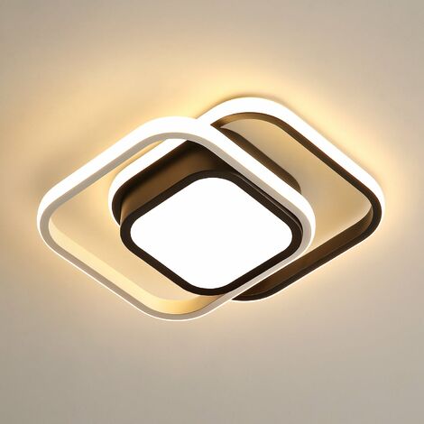 Plafonnier LED Moderne, 26W Lampe de Plafond, Luminaire Plafonnier 2080lm pour Salon, Chambre, Cuisine, Couloir 3000K