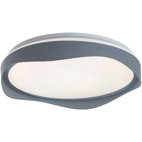 Plafonnier LED moderne Ø38 gris 24W 4000K Rabalux Israh