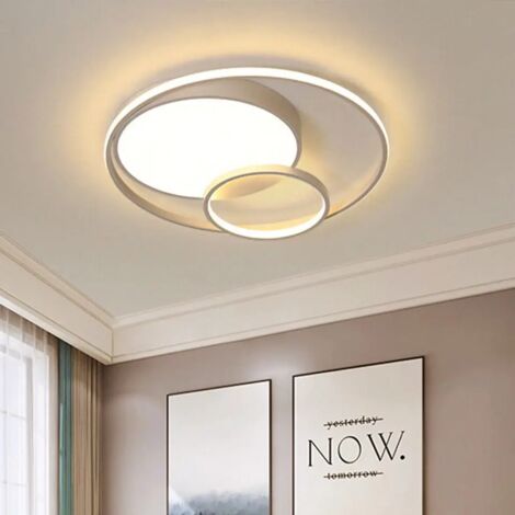 Plafonnier LED moderne à cercle circulaire pour la cuisine et la chambre à coucher