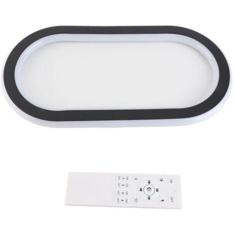 Plafonnier LED moderne avec télécommande, intensité variable et température de couleur réglable, économie d’énergie, protection des yeux