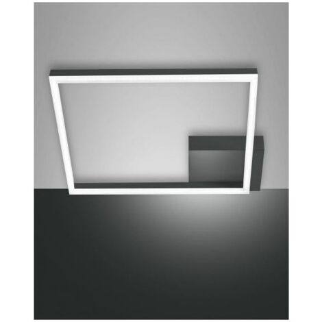 Plafonnier LED moderne BARD 39W Anthracite 3394-61-282 Fabas Luce