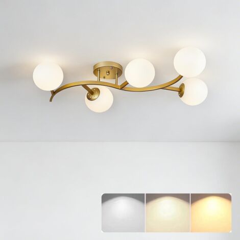 Plafonnier LED moderne, suspension encastrée, éclairage décoratif, douille E27, idéal pour le salon, la salle à manger et le couloir