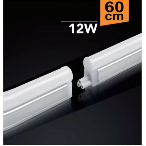 Plafonnier Led Neon T5 Mat Diverses Teintes De Lumière 12 Watts 60cm