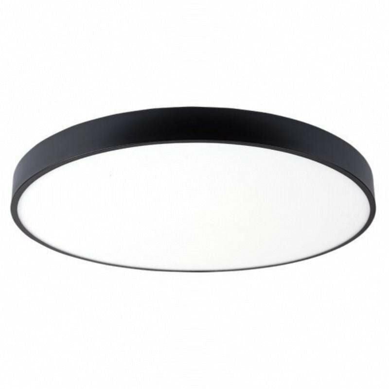 Plafonnier led 30W 40cm - Blanc Chaud / Noir Silumen