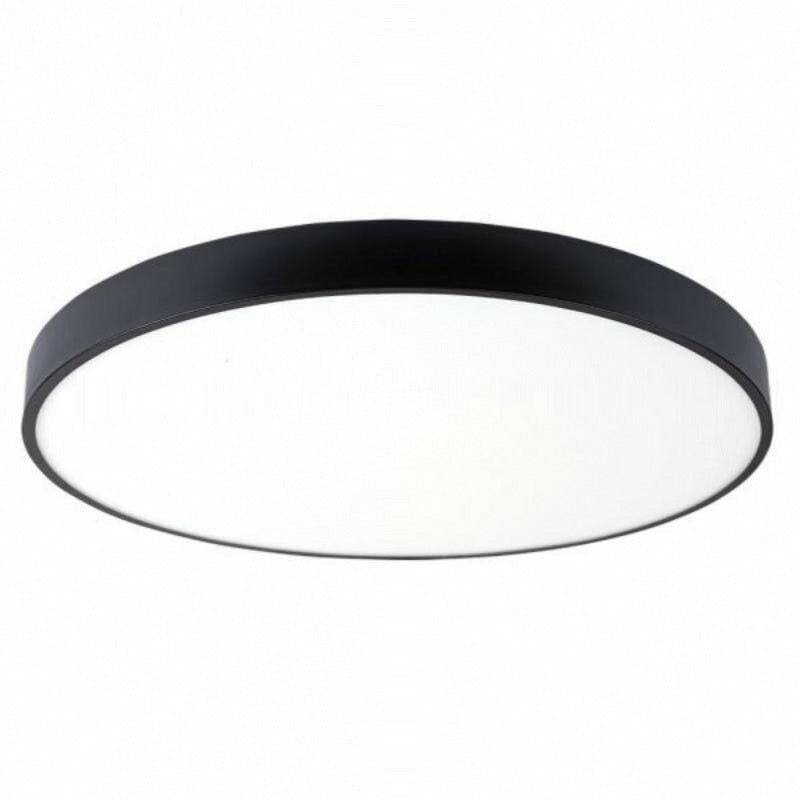 Plafonnier led Noir 54W 60cm - Blanc Neutre 4000K - 5500K Silamp